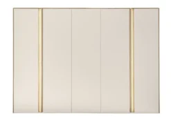 Kleiderschrank 5-trg. 300cm 'Wynwood' Wildeiche & MDF creme