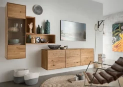 Kommode hängend oder stehend 97cm 'Prag' Wildeiche geölt WZ-0546
