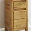 Kommode 30x60cm 'Bayreuth' Kernbuche massiv