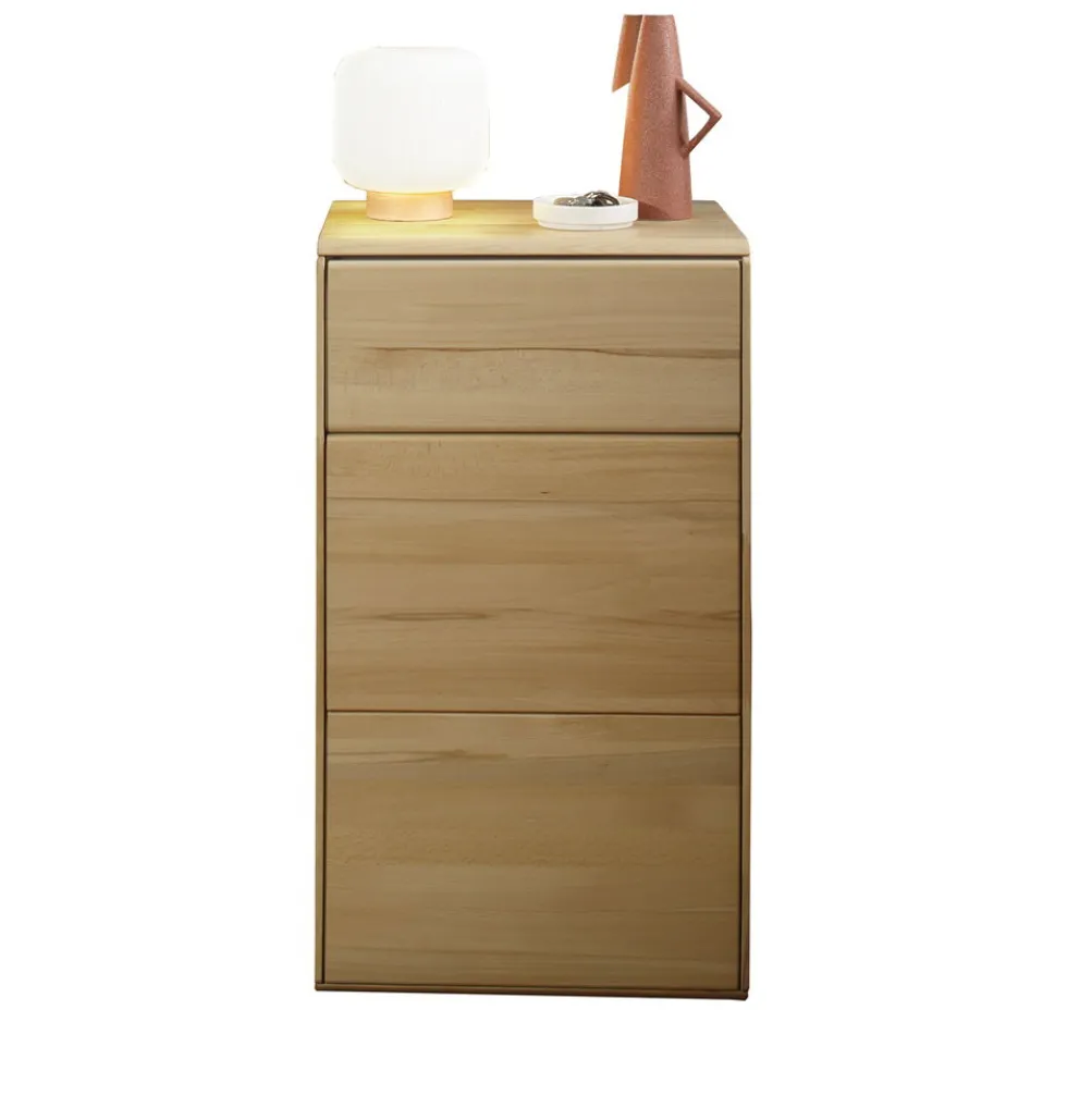 Kommode 51x91cm "Messina" Kernbuche massiv AV