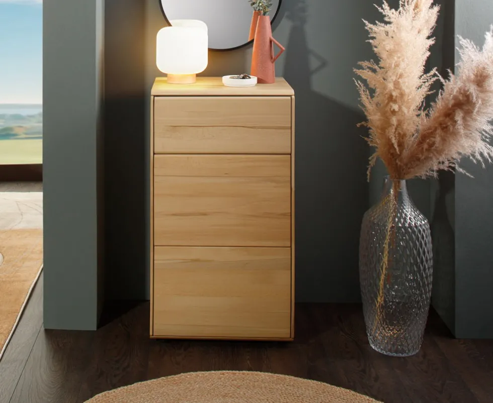 Kommode 51x91cm "Messina" Kernbuche massiv AV