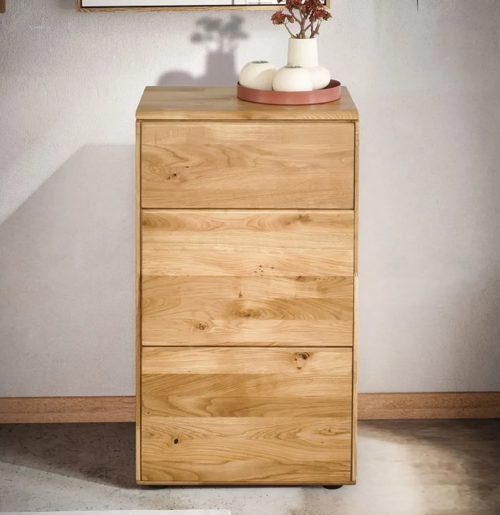 Kommode 51x91cm "Messina" Wildeiche massiv