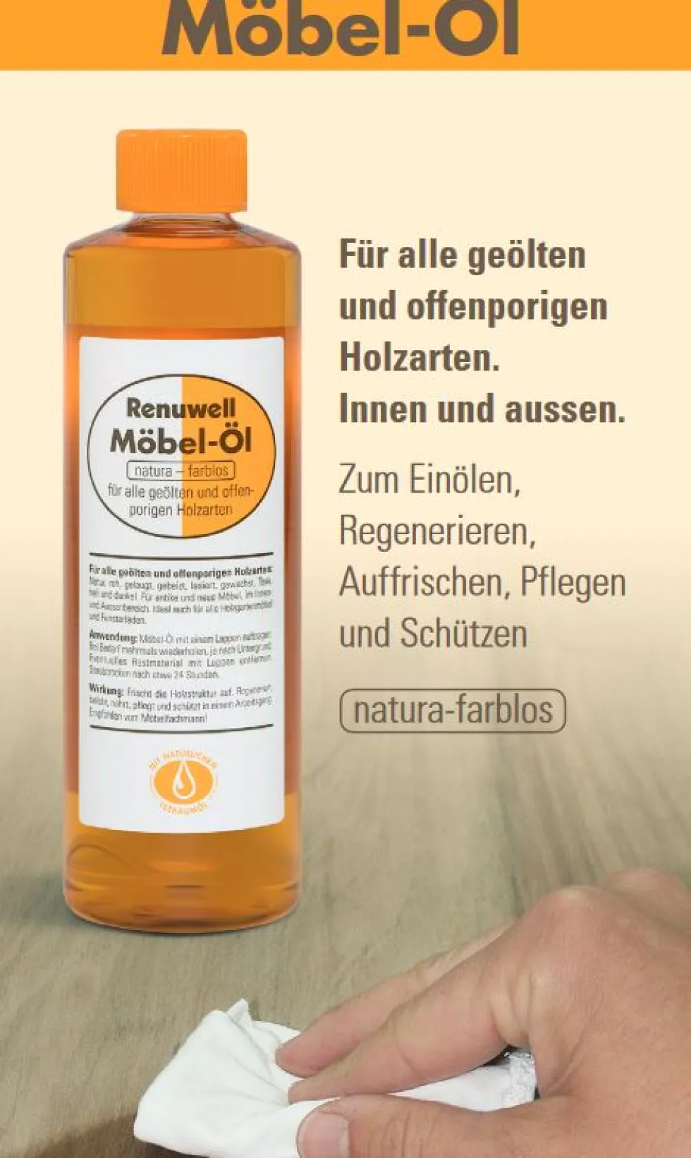 Möbel-Öl 500 ml Main Möbel