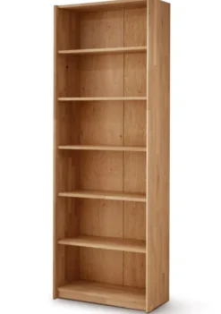 Regal 80x222cm 'Athen' Wildeiche oder Kernbuche geölt Wildeiche 2 hohe Türen