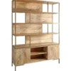 Regal 145x199cm 'Houston' Mango natur & goldfarbig
