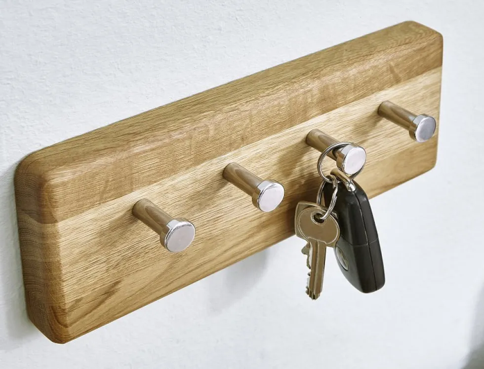 Schlüsselleiste 25cm 'Bayreuth' Wildeiche massiv