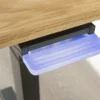 Schreibtisch 140cm höhenverstellbar 'Lyon' Kernbuche geölt