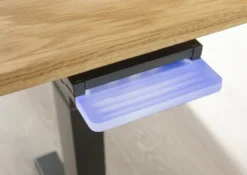 Schreibtisch 160cm höhenverstellbar 'Lyon' Eiche geölt