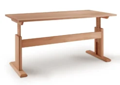 Schreibtisch 120cm 'Lars' Kernbuche geölt