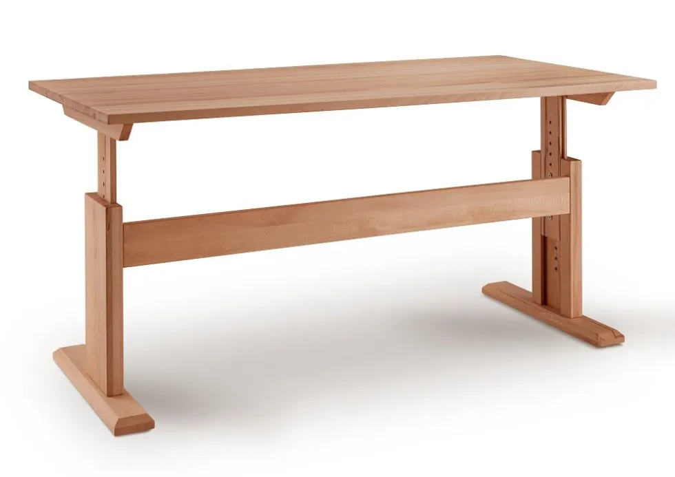 Schreibtisch 120cm 'Lars' Kernbuche geölt