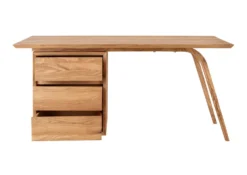 Schreibtisch mit Schubkästen 160cm 'San Diego' Wildeiche geölt massiv