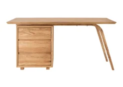 Schreibtisch mit Schubkästen 160cm 'San Diego' Wildeiche geölt massiv