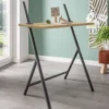 Schreibtisch 120x60cm höhenverstellbar "Florian" Kernbuche massiv