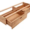 Schubladen-Set für Bett 'Grace' 2er-Set Wildeiche geölt