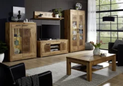 Sideboard 114cm 'Danzig' Wildeiche geölt