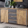 Sideboard 160cm 'Genua' Akazie gebürstet
