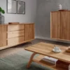 Sideboard 180cm hängend oder stehend 'San Diego' Wildeiche geölt massiv stehend