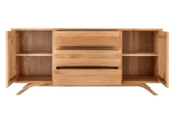 Sideboard 180cm hängend oder stehend 'San Diego' Wildeiche geölt massiv stehend