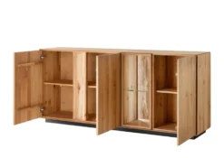 Sideboard inkl. Beleuchtung 180x80cm 'Sienna' Wildeiche geölt