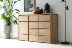 Sideboard 130x91cm 'Alexandra' Wildeiche geölt