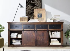 Sideboard 200x90cm 'Bayamo' Mango & Eisen