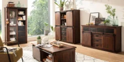 Sideboard 200x90cm 'Bayamo' Mango & Eisen