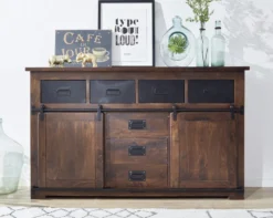 Sideboard 150x90cm 'Bayamo' Mango & Eisen