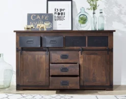 Sideboard 150x90cm 'Bayamo' Mango & Eisen