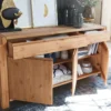 Sideboard 175x88cm "Dora" Kiefer massiv eichefarbig honig gebeizt & geölt