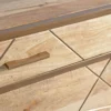 Sideboard 175x77cm 'Houston' Mango natur & goldfarbig
