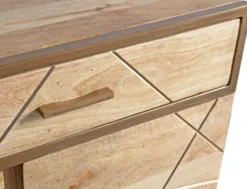 Sideboard 175x77cm 'Houston' Mango natur & goldfarbig