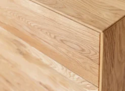 Sideboard 121x90cm 'Jannik' Wildeiche massiv 4 Schubkästen 4x Holz
