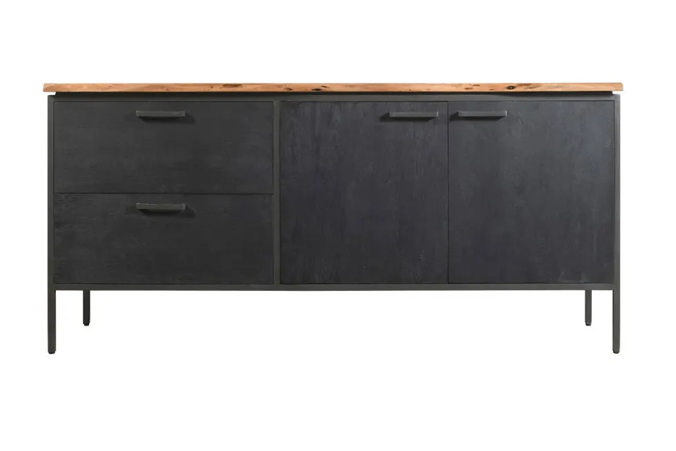 Sideboard 179x85cm "Kuba" Akazie mit Baumkante