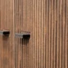Sideboard 220x75cm "Lugano" Kernbuche massiv Tabak geölt