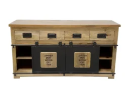 Sideboard 150x80cm 'Mark' Mango & Eisen
