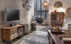 Sideboard 150x90cm 'Metro' Altholz & Eisen