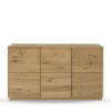 Sideboard 139x80cm 'München' Wildeiche geölt