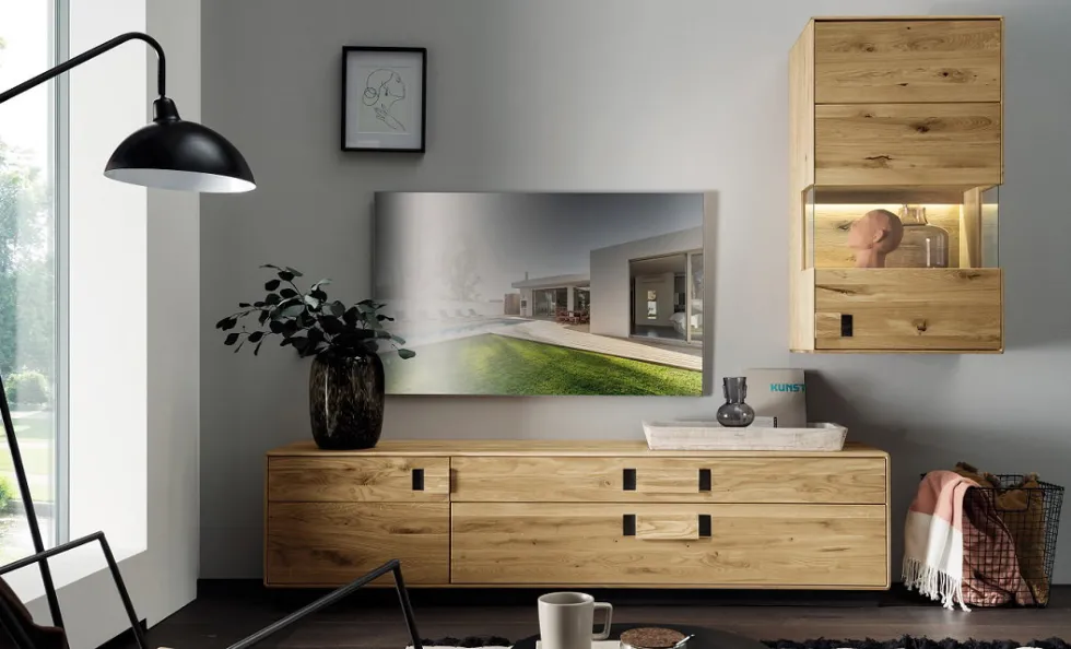 Sideboard 180x85cm 'Montreal' Wildeiche geölt