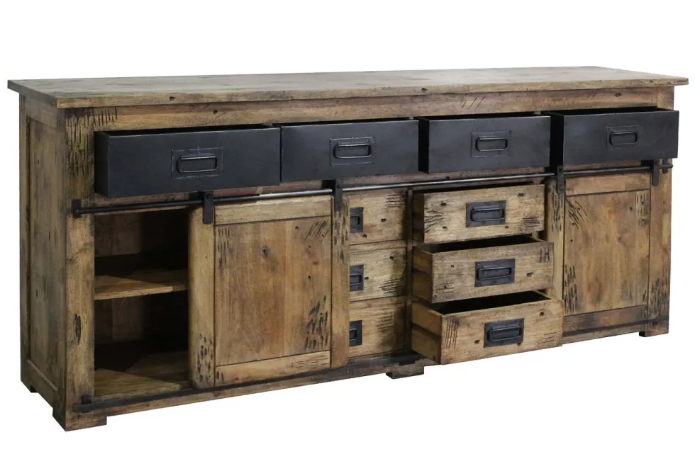 Sideboard 200x90cm 'Railroad' Mango & Eisen