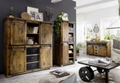 Sideboard 130x70cm 'Railroad' Mango & Eisen