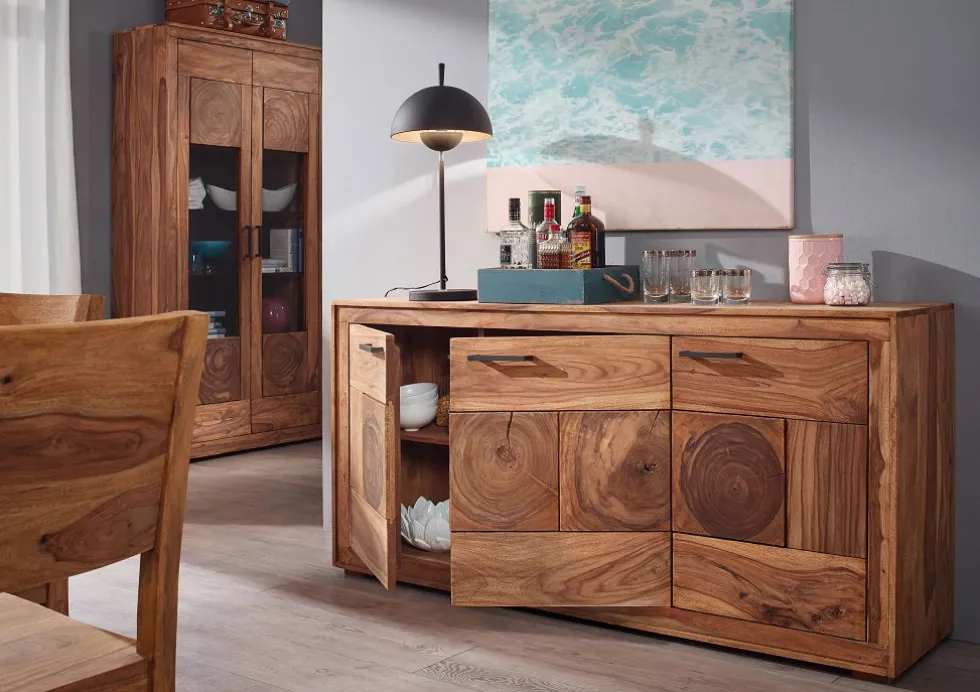 Sideboard 170x83cm "Rio" Sheesham massiv