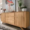 Sideboard 180x80cm 'San Diego' Wildeiche geölt massiv