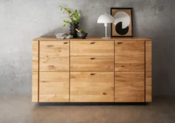 Sideboard 157x86cm "Savona" Wildeiche geölt