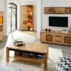 Sideboard 226x77cm "Zarah" Wildeiche geölt