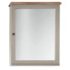 Spiegelschrank 60x75cm 'Belfort' Mango schilfgrün & braun
