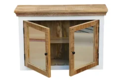 Spiegelschrank 100x70cm 'Nizza' Mango weiß natur