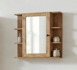 Spiegelschrank 83x73cm 'Ontario' Akazie massiv