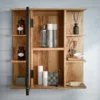 Spiegelschrank 68x71cm 'Timbero' Eiche massiv