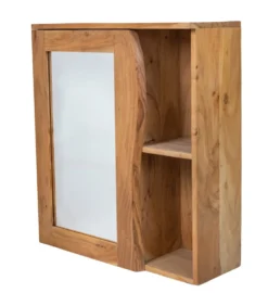 Spiegelschrank 62x70cm 'Wing' Akazie honig massiv