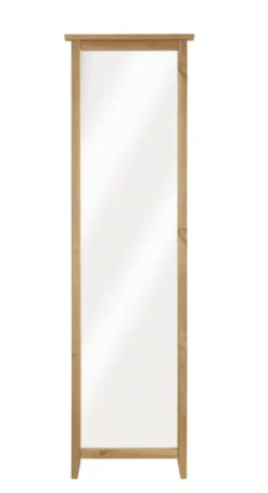Spiegel 57x200cm 'Jana' Kiefer weiß oder laugenfarbig laugenfarbig gebeizt/geölt